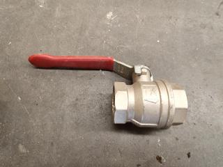 6 Assorted Industrial Ball Valves