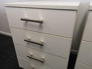 2x Office Mobile Drawer Units