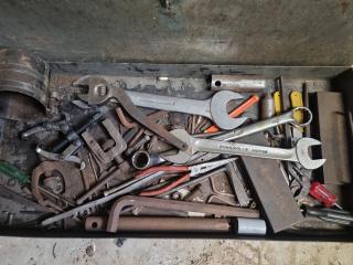Antique Toolbox and Tools 