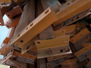 Large Lot of Industrial Pallet Rack Horizontal Beems