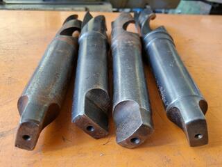 4x Morse Taper No.5 Shank Drills