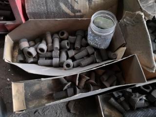 Pallet of Assorted Nuts, Bolts, Washers & More