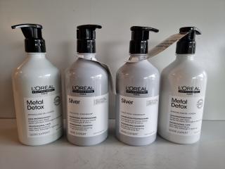 4 Loreal Professional 500ml Shampoos 