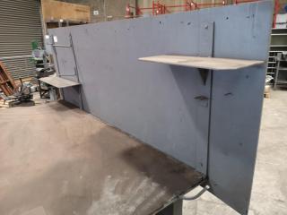 Heavy Duty Steel Topped Workbench