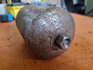 Large Solid Steel Plumb Bob, 250mm x 95mm Dia