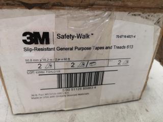 3x Rolls of 3M Safety-Walk Slip Resistant General Purpose Step Tread Tape