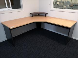 L-Shaped Corner Office Desk Workstation