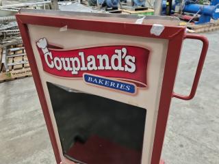 Heavy Steel Mobile Sidewalk Retail Sign Frame