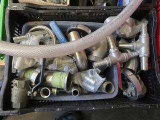 Large Lot of Stainless Steel Fittings and Industrial Supplies 