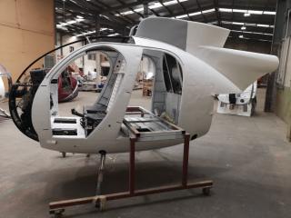 MD 500C White Helicopter Body