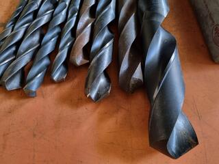 9x Assorted Morse Taper Drills
