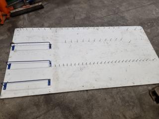 Custom Built Wall Mounted Tool Rack Board