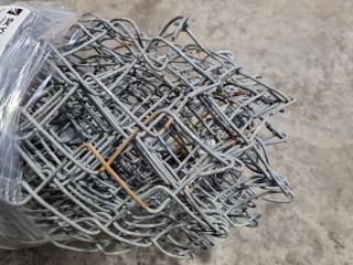 Partial Roll of Steel Wire Fencing