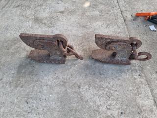 Pair of Plate Lifting Clamps