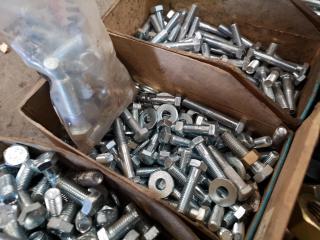 Assorted Lot of Bolts & Nuts