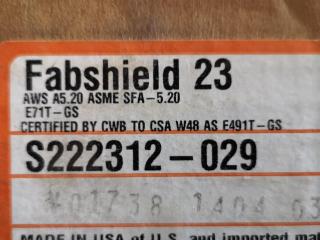 Hobart Fabshield 23 Welding Wire, 1.2mm Size