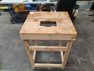 Small Custom Built Workshop Table