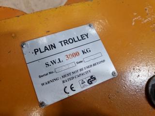 Beam Pull Push Trolley, 3000kg Capacity