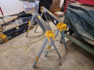 Pair of Toughbuilt C500 Sawhorses/Jobsite Tables 