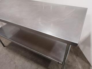 Stainless Steel Commercial Kitchen Prep Bench Table