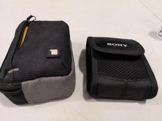 2x Point & Shoot Digital Cameras by Canon & Sony, 7.1mp