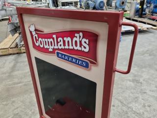 Heavy Steel Mobile Sidewalk Retail Sign Frame