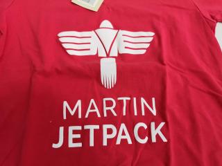 6x Martin Jetpack Women's T-shirt, Sizes 8 & 10
