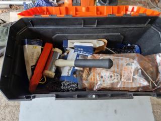 Toolbox of Chainsaw Supplies 