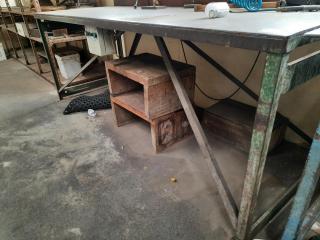 Industrial Steel Workbench
