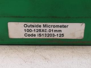 Outside Micrometer, 100-125mm, by Insize