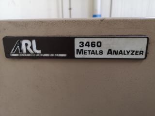 ARL Metals Analyzer 3460 Optical Emission Spectrometer