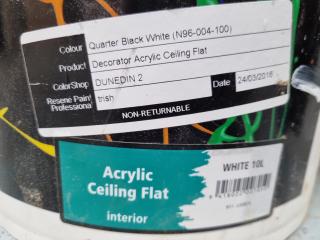 5x Resene Decorator Interior Paints, Partial 10L Buckets