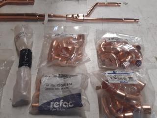 Assortment Of Copper Pipe Jointing