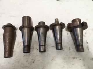 5x Assorted NT40 Type Mill Tool Holders