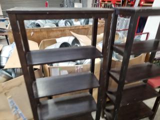 Assorted Lounge Furniture, Shelving, Coffee Tables