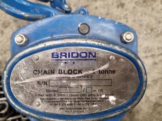 Bridon Cookes 6M 1 Tonne Chain Block