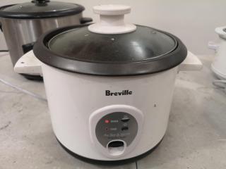 3x Assorted Rice Cookers + Slow Cooker