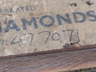 Antique Brass Glaziers Diamonds by Radcliffe