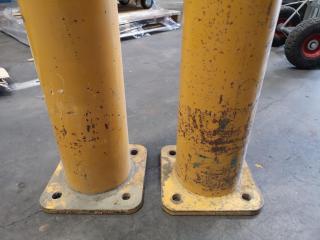 Pair of Heavy Duty Industrial Safety Bollards