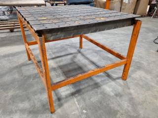 Custom Hravy Duty Steel Workshop Table