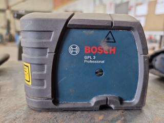 Bosch GPL3 Professional 3-Point Self Leveling Laser Level