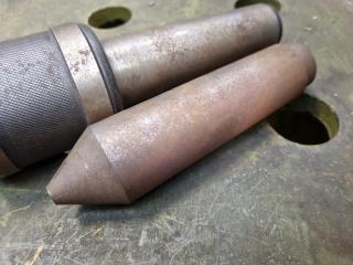 Lathe Dead and Live Centre's w/ Morse Taper No.5 Shanks