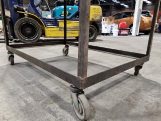 All Steel Mobile Workshop Table Trolley