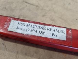 19mm HSS Reamer Bit w/ Morse Taper No.2 Shank