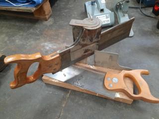 Assortment of Hand Saw Equipment