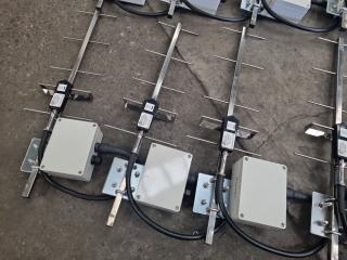 12x Hyperlink Yagi 900Mhz Antennas HG909Y