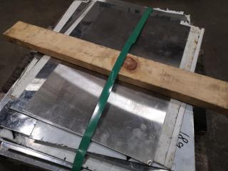 Assorted Off-cut Sheets of Stainless Steel