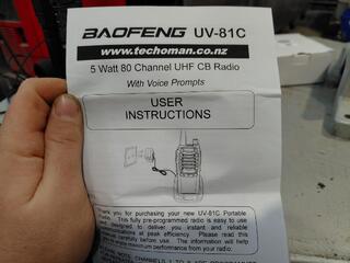 Baofeng UV-81C NZ UHF PRS Two Way Radios