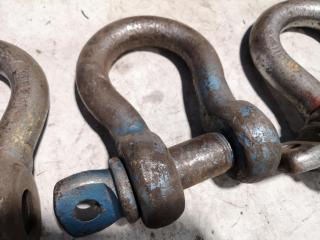 3x 17-Ton Lifting Bow Shackles