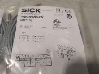 2x Sick Inductive Proximity Sensors IM05-0B8NS-ZW1